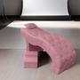 Imagem de Escada  2 Degraus Para Maca Estetica Com Almofada Estetica Clinica Escada de Maca Suede Rose