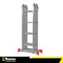 Imagem de Escada Articulada Alumínio 8 Em 1 Multifuncional 4x4 - Worker 