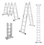 Imagem de Escada Articulada De Aluminio 4x4  16 Degraus 4,70 Metros 