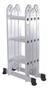 Imagem de Escada Articulada de Alumínio Multifuncional 12 Degraus ,3,50 Metros de Altura