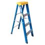 Imagem de Escada de Fibra Tesoura 5 Degraus Azul - W. Bertolo