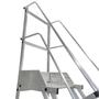 Imagem de Escada Plataforma em Alumínio NR12 1,50M 05 degraus ESCALEVE