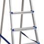 Escada Portátil Doméstica 5 Degraus Alumínio Antiderrapante Suporta Até 120kg Real Escadas Imagem de Escada Portátil Doméstica 5 Degraus Alumínio Antiderrapante Suporta Até 120kg Real Escadas
