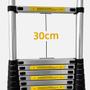 Imagem de Escada Telescópica Aluminio Fortt 3.8m 13 Degraus - ETA01-3.8m