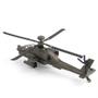 Imagem de Escala 1:32 AH-64 Liga Diecast Lutador Modelo Carro De Brinquedo Com Hélice Rotativa Luz Sonora Para