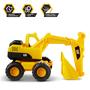 Imagem de Escavadeira de Brinquedo Cat Construction - Rodas Gigantes e Pá Ajustável