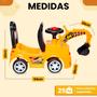 Imagem de Escavadeira de Brinquedo Gigante Retroescavadeira Articulada Trator Infantil