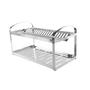 Imagem de Escorredor 20 Pratos Talheres 60x27x28,5cm Aço Inox, Brinox