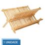 Imagem de Escorredor de louça Resistente madeira Dobravel de Bambu