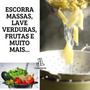 Imagem de Escorredor De Macarrão Arroz Massas Verduras Frutas De Alumínio N22 ou N24