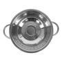 Imagem de Escorredor De Macarrão Massa Inox Com Alça Multiuso 23cm