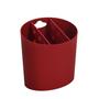 Imagem de Escorredor de Talheres Oval Basic, Vermelho  - Coza