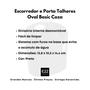 Imagem de Escorredor E Porta Talheres Oval Basic Coza - Preto