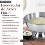 Escorredor Hotel de Arroz e Macarrão Industrial Para Restaurantes 35 cm 8,5 Litros - Metalúrgica Continental Imagem de Escorredor Hotel de Arroz e Macarrão Industrial Para Restaurantes 35 cm 8,5 Litros