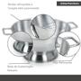 Escorredor Hotel de Arroz e Macarrão Industrial Para Restaurantes 35 cm 8,5 Litros - Metalúrgica Continental Imagem de Escorredor Hotel de Arroz e Macarrão Industrial Para Restaurantes 35 cm 8,5 Litros