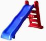 Imagem de Escorregador Infantil Grande 4 Degraus - Azul E Vermelho
