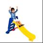 Imagem de Escorregador médio com 3 degraus Rampa Amarela com Escada azul claro