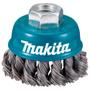 Imagem de Escova de Aço Copo 60mm Fio Trançado D-24119 Makita