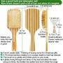 Imagem de Escova de Cabelo AMERWASH PLUS - 2 Unidades com Cerdas de Bambu