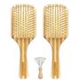 Imagem de Escova de Cabelo AMERWASH PLUS - 2 Unidades com Cerdas de Bambu