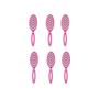 Imagem de Escova De Cabelo Darma 302 Rigida Oval Desemb - Kit Com 6Un