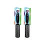 Imagem de Escova De Cabelo Darma Flex Reta Preta - Kit Com 2Un