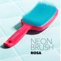 Imagem de Escova de Cabelo Desembaraçadora Rosa - Neon Brush