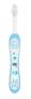 Imagem de Escova de dente para bebê de 6 à 36 meses - chicco azul com protetor de cerdas