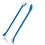 Imagem de Escova de dente pet dois lados cães e gatos azul para limpeza mau hálito eliminação de tártaro western