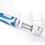 Imagem de Escova de Dentes Eletrica a Pilha Sem Fio Impermeavel Cabeça Trocavel Azul