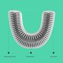 Imagem de Escova de dentes elétrica inteligente de 360 graus em forma de U para crianças