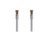 Imagem de Escova De Latão Tipo Pincel 1/8'' Dremel 537-02 Com 2 Peças 26150537AA