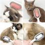 Imagem de Escova de Limpeza 2 em 1 para Animais de Estimação Depilador Massageador Removedor de Pelo Depilação Cães e Gatos