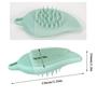 Imagem de Escova de limpeza facial, 3 em 1 silicone escova facial esfoliante escova facial scrubber removedor de pele removedor de pele, massageador de couro cabeludo com orifício pendurado (sage green)