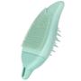 Imagem de Escova de limpeza facial, 3 em 1 silicone escova facial esfoliante escova facial scrubber removedor de pele removedor de pele, massageador de couro cabeludo com orifício pendurado (sage green)