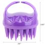 Imagem de Escova de shampoo Scalp Scrubber BTYMS Silicone Extra Long Brist