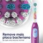 Imagem de Escova Dental Elétrica Infantil Disney Princesas Macia 3+ Anos Oral-B - 1 Unidade + 2 Pilhas AA