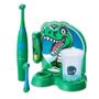 Imagem de Escova Dental Elétrica Infantil Funny Brush Fred Dinossauro Multilaser - HC053