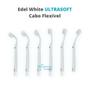 Imagem de Escova Dental Flosserbrush  Edel White  UltraSoft  6 unidades