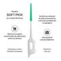 Imagem de Escova Dental Higiene Limpeza Aparelhos Gengivas Placas Bacterianas Com 20 Un Dente 