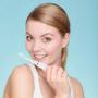 Imagem de Escova Dental Portátil Oral Elétrica Cabo USB Recarregável Cerdas Suave 3 Modos de Escovação