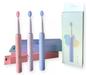 Imagem de Escova Dente Vibratória Recarregável Elétrica USB Higiene Bucal