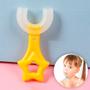 Imagem de Escova Dentes Infantil em Silicone - Formato "U" 360 Graus