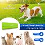 Imagem de Escova Desembaraçadora EquiGroomer para Cães e Gatos - Verde Limão