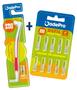 Imagem de Escova Interdental com 2 Refis + KIT 10 Refis JADEPRO (total 12 Refis Cônicos)