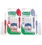 Imagem de Escova interdental proxa brush kit 0.8 e 0.6 c/8 un - gum