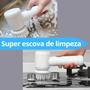 Imagem de Escova Magic Brush com Cabeças Removíveis - 3 em 1 - Entrega Rápida