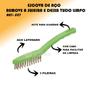 Imagem de Escova Malha Aço Fina 3 Fileiras 827 Remove E Limpa Condor