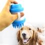 Imagem de Escova Massageador Dispenser Banho Pet Shampoo