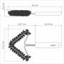 Escova para Grelha Tramontina Churrasco com Estrutura de Aço Inox com Cerdas de Nylon e Cabo de Poli Imagem de Escova para Grelha Tramontina Churrasco com Estrutura de Aço Inox com Cerdas de Nylon e Cabo de Poli